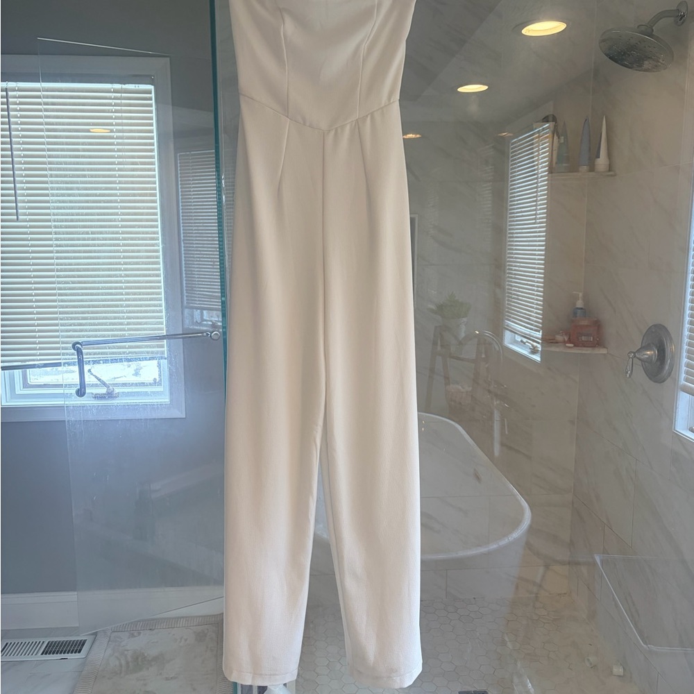 Wild Fable Cream Jumpsuit